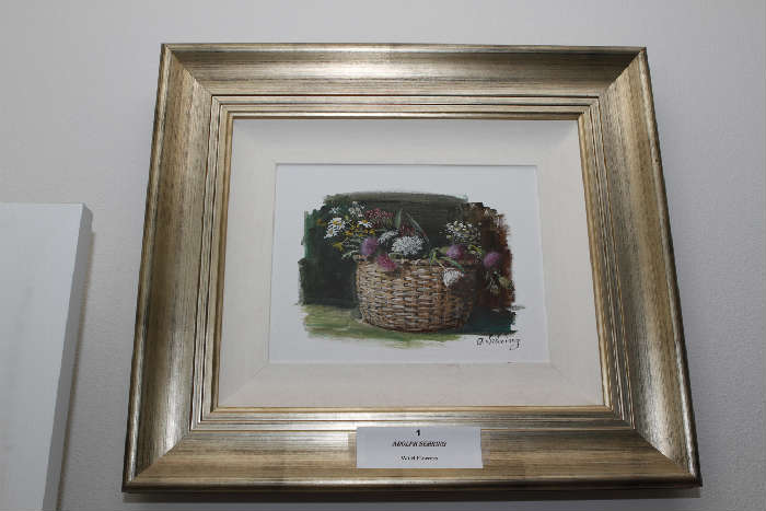 #1 - Aldolf Sehring - Orig, 2005 - Wild Flowers. Measures 23 x 26 inches framed and the image is 11 x 14 inches.

Adolf transforms everyday scenes into poetry. His panoramic landscapes, filled with nuances of detail and atmosphere, celebrate the countryside and extol the serenity of rural life.

Adolf personally signed this piece for us at an art showing.

There are approximately 50 pieces of fine art available for this estate sale.