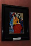 #20 - Tarkay - SERIGRAPH, High Society AP. Measures 21 by 25 framed, image is 11 by 15.
Tarkay has achieved recognition as a leading representative of a new generation of figurative artists. The inspiration for his work clearly lies with French Impressionism, particularly the paintings of Matisse and the drawing style of Toulouse-Lautrec. While summing up the characteristics of his model subject without relying on the precise copying of natural forms, or the patient assembling of exact detail, Tarkay's rich tapestry of form and color is achieved through the use of silk-screen painting. Many colors are laid over one another and used to create texture and transparency.