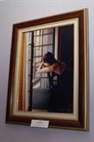 #9 - Carrie Graber - Expectations, GICLEE on Canvas, 65/175. Measures 32 by 41 framed and the image is 22 by 31.Carrie was nominated for artist of the year in Los Angles in 2003. Carrie's love for the human figure blossomed while at the Art Center in California. She uses herself for a model, posing for self-timed portraits with her camera. With her warm tones and exquisite control of illumination, she is now considered by scholars and art critics to be one of the most exciting and collectible of America's up-and-coming artists.