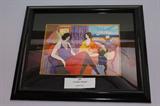 #21 - Tarkay - SERIGRAPH, Ocean View AP. Measures 21 by 25 framed, image is 11 by 15.
Tarkay attended the Bezalel Academy of Art and Design from 1951, and graduated from the Avni Institute of Art and Design in 1956. His art is influenced by French Impressionism, and Post-Impressionism, particularly Matisse and Toulouse-Lautrec. His work was exhibited at the International Art Expo in New York in 1986 and 1987. He has been the subject of three books.
