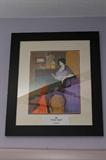 #24 - Tarkay - SERIGRAPH on wove paper, Intermezzo, AP. Measures 21 by 25 framed, image is 11 by 15.
Today, Tarkay is considered to be one of the most influential artists of the early 21st Century and has inspired many artists throughout the globe with his deep thought depiction of the different figures. Many writers had written books about Tarkay and Tarkay art. Kings Wood Art presents the Tarkay art in a significant way which completely suits your home and office décor.
