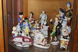 Group of Occupied Japan figurines collected over 50 plus years. All of these items were produced during the four years that the US occupied Japan after WWII. This collection consists of 132 pieces and there is also a service of 8 Aladdin Coronet Fine China dishes made in Occupied Japan.