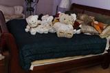 large and small Teddy Bears all in light tan or white