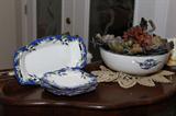 Tray and 5 plates from BAJ made in England
