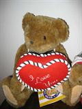 "I Love You" 15" brown Vermont Teddy Bear