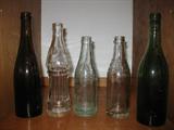 group of old bottles