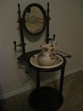 English wash stand with Bowl and Pitcher set