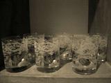6 high ball glasses from Hawaii