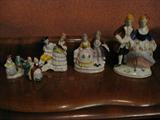 assorted Occupied Japan sculptures
