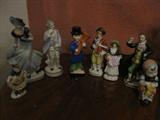 Group of Occupied Japan figurines