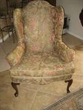 one of two Ethan Allan queen anne chairs