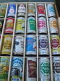Here is an example of the types of sets that make up the 2000 beer can collection. Other examples are included for your review.
Andy's Beer, Polish Counts, Estherville Winter Sports Festival, and Schells