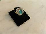 18K yellow gold Emerald and Diamond ring