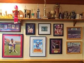 Collection of Cubs Memorabilia, Steins, Local Trophies