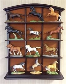 Collection of Horse Figurines