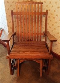 Vintage Wood Glider