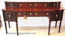   — CLEAN —

Solid Mahogany Sheraton Style Buffet by "Ralph Lauren" 