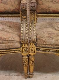  — B E A U T I F U L —

ANTIQUE French 5 Piece Carved Gold Gilt Parlor Set 
