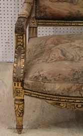  — B E A U T I F U L —

ANTIQUE French 5 Piece Carved Gold Gilt Parlor Set 
