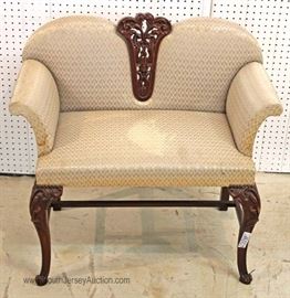 BEAUTIFUL – 10 Piece Burl Mahogany Highly Carved & Ornate Swan Bedroom Set with Full Size Bed with Rails 