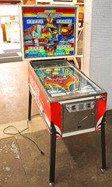  — W O R K I N G —

VINTAGE Ball's Night Rider Pinball Machine in Working Condition with Paperwork

Located Inside – Auction Estimate $700-$1500 