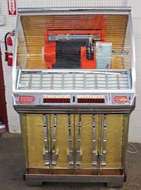 VINTAGE Seeburg Juke Box Model #HF100R and J100 with Service-Parts-Troubleshooting Manual and Records 