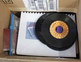 VINTAGE Seeburg Juke Box Model #HF100R and J100 with Service-Parts-Troubleshooting Manual and Records 