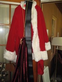 Santa suit with bag
