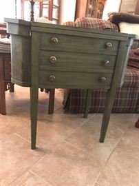 Sewing Table, Martha Washington model, 32.5" wide x 16.5 deep x 30.5 tall,