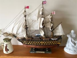 HMS Victory model ship. How neat!