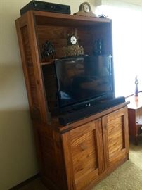 TV not for sale. Bookcase and everything else is for sale