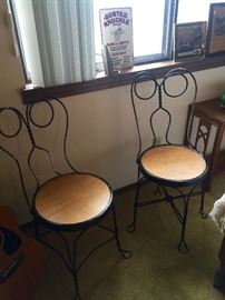 2 parlor chairs