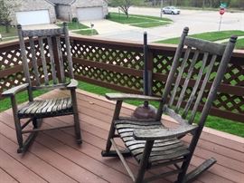 Rock and people watch all day on your porch in these bad boys!