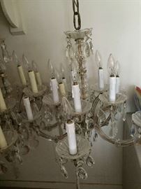 One of several Crystal Chandeliers-from original Goldstein's Jewelry Store