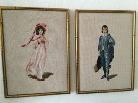Needlepoint Framed Art