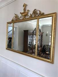 Gilt Mirror Triple  52 x 42
