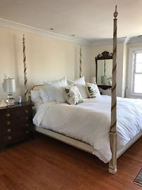 Creme Post Bed in King!