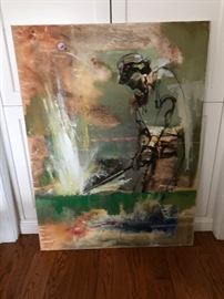 Large Format Sports OIL Painting SERIES 6 Total 