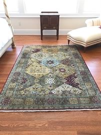 Persian Carpet Crimson and Green