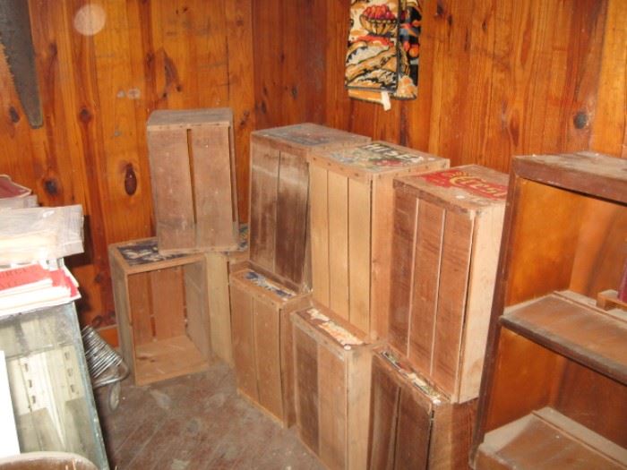 old apple crates