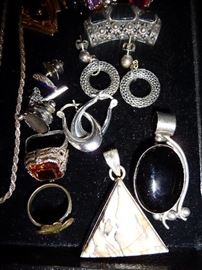 STERLING JEWELRY CLOSEUP