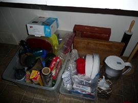 PLASTICWARE, PAPER GOODS