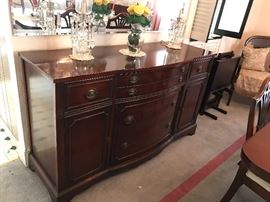 Vintage Mahogany Breakfront/Buffet