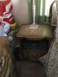 2 Vintage French Provincial Night Tables