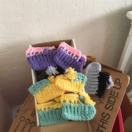 Hand Crocheted Baby Booties