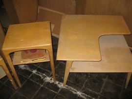 50's end table and side table