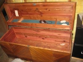 Cedar lined trunk