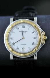 Lot 71: Raymond Weil Parsifal wrist watch, leather band