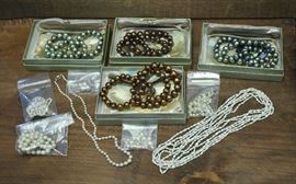 Lot 150: Four Honora pearl necklaces, assorted freshwater pearl necklaces