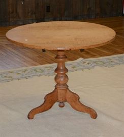 Figural maple tea table